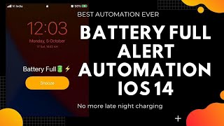 Battery Full Alert Shortcut Automation for iOS 14 - Method 1 - An iOS Gamer screenshot 5