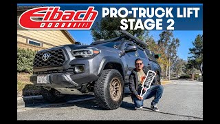 TOYOTA TACOMA EIBACH Pro Truck Lift kit STAGE 2 + JBA UCA | HOW TO INSTALL IN DEPTH for 20162021