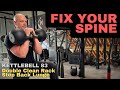 Become Functionally Stronger | Kettlebell 83 Double Clean Rack Step Back Lunge