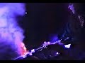 Yngwie burning and crushing his fender stratocaster