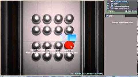 UDK Concept Levels - Blueprint Mouse Interaction