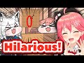Miko Reacts to the "Five in a Row Speedrun" Animation【ENG Sub / hololive】