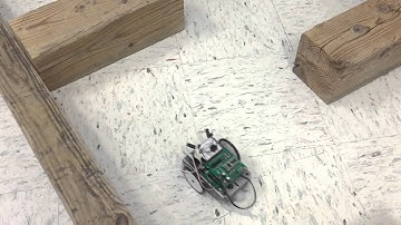 Boe-Bot goes through maze using infrared sensors