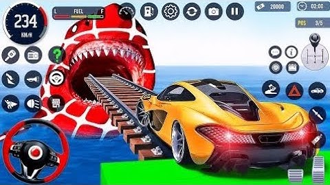 Mega Ramp Car Stunt Master Simulator - GT Impossible Car Racing - Android iOS GamePlay 2024