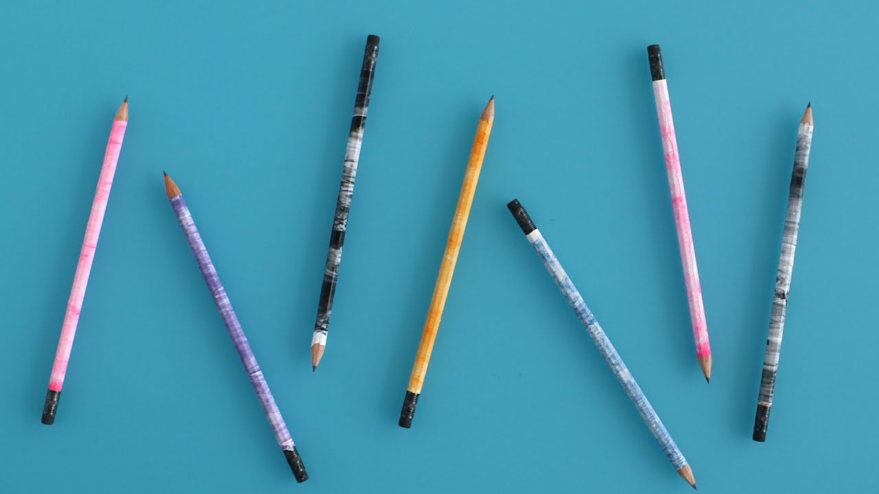 MarblePainted Pencils Martha Stewart YouTube