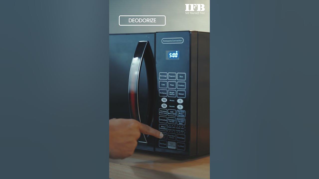 How to use the Deodorize Feature in an IFB Microwave Oven. YouTube
