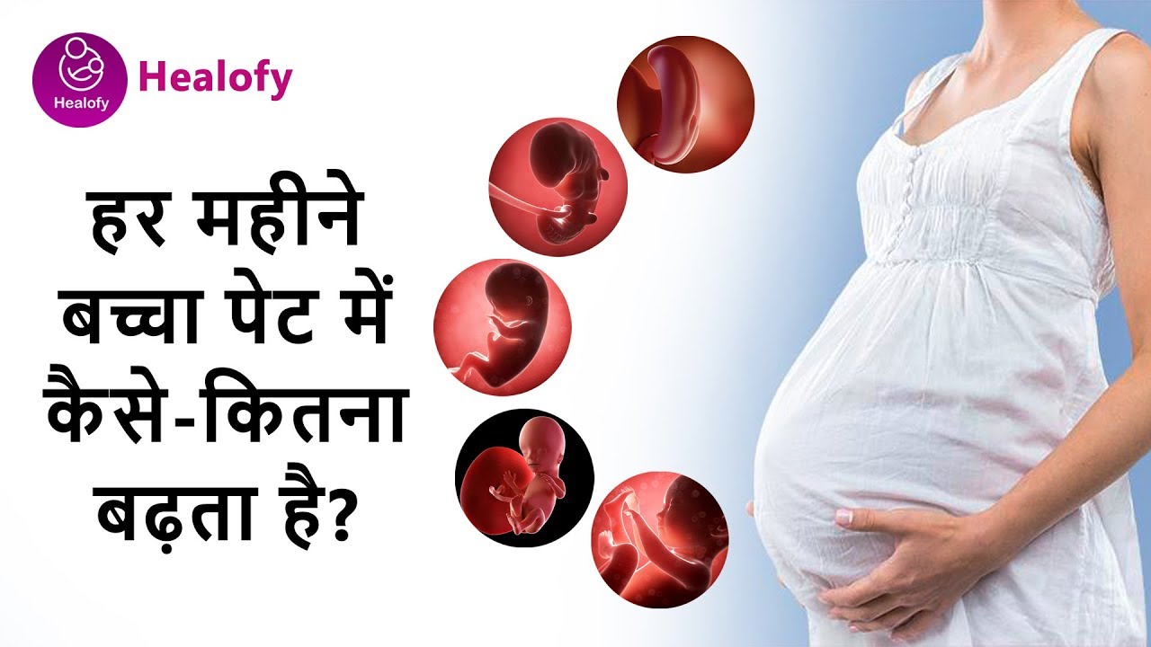 1 से 9 महीने गर्भ में बच्चे का विकास कैसे होता है? Month