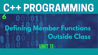 Defining Member Function Outside Class in C++(Urdu/Hindi)