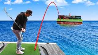 Hole in One On Floating Golf Green