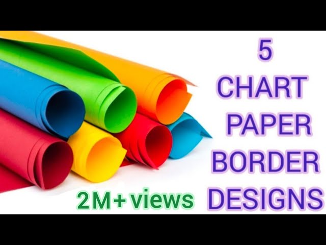 5 Chart Paper Border Designs Chart paper border decoration  @twintag-ayeshafiroz @Cscraftshruti 