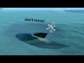 Don't move! Strange Big Fish in Animal Crossing New Horizons | Creepy Big fish