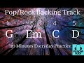 Pop Rock Backing Track G Major | G Em C D |