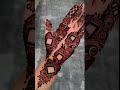 New arabic mehndi design front hand 🌸✨💫 #farhana #mehndi#farhana art collection