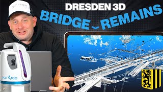 3D scan of the collapsed Carola Bridge in Dresden