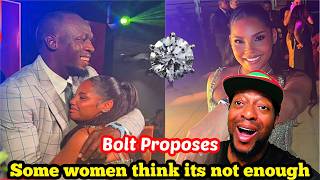 Usain Bolt Marriage Proposal after Years in Relationship Has Some Women Talking.