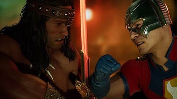 Mortal Kombat 1 - Conan the Barbarian vs Peacemaker | All Intro/Interaction Dialogues