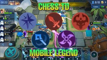 CHESS TD GAMEPLAY : CELESTIAL + FIGHTER + DEMON + MAGE + ASSASSIN | MOBILE LEGENDS