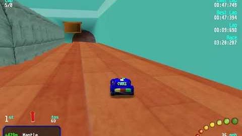 Re-Volt Custom Track Lilas by Molene, 8 Lap Race