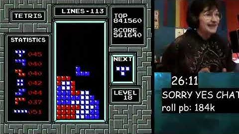 My fourth Maxout on NES Tetris! And first max in a qualifier