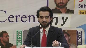 Sahibzada M  Yousaf (PAS,9th Position in Pakistan CSS2018)