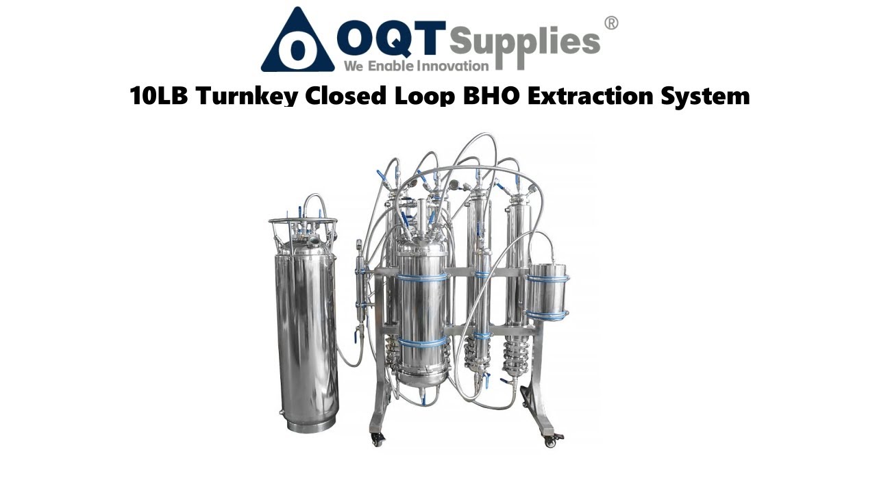 10LB Turnkey Closed Loop BHO Extraction System