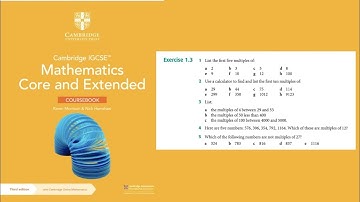 Cambridge IGCSE Mathematics Core and Extended Exercise 1.3 page 4