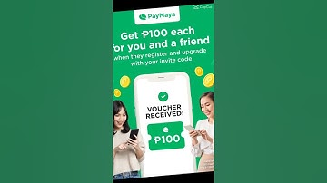 PAYMAYA Promo Code :2Y81N4E5N034    to Get 100 Pesos  👍Super Legit 👍👍👍..Please See Comment Section