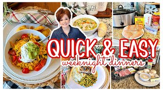 QUICK & EASY CROCKPOT & DINNER  RECIPES