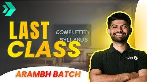 Last Class of Digraj Sir In Aarambh Batch 😟😭 | Prashant Sir Ko Call Ki Live Class Main 😊|