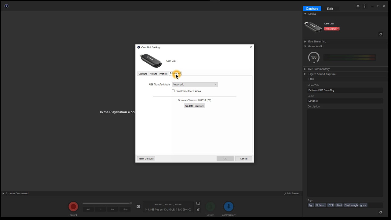 How To Fix Elgato Cam Link Audio Youtube