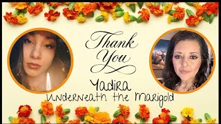 @UnderneaththeVeilofMarigolds  Thank you