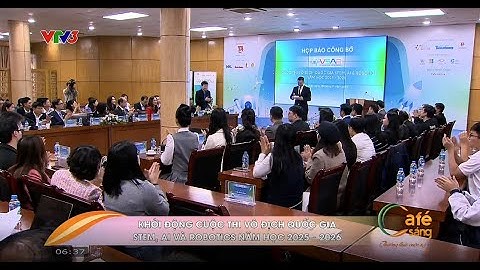 VTV3 - cafe sáng Cuộc thi Vô địch Quốc gia STEM, AI & Robotics 2025–2026