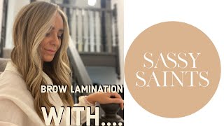 At Home Brow Lamination | Sassy Saints | Wizzywoohoo