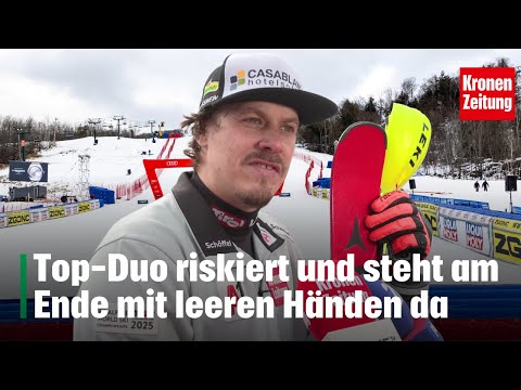 Angriff im Slalom Für den vierten Platz fahren wir nicht da her  kronetv SPORT