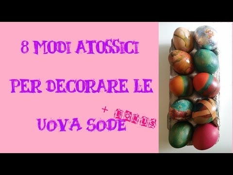 Come COLORARE le UOVA di PASQUA