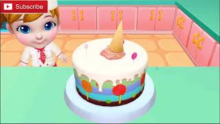 Mejores juegos de chicas - Real Cake Maker 3D - Juegos de cocina 2019 - Juegos de niños screenshot 3