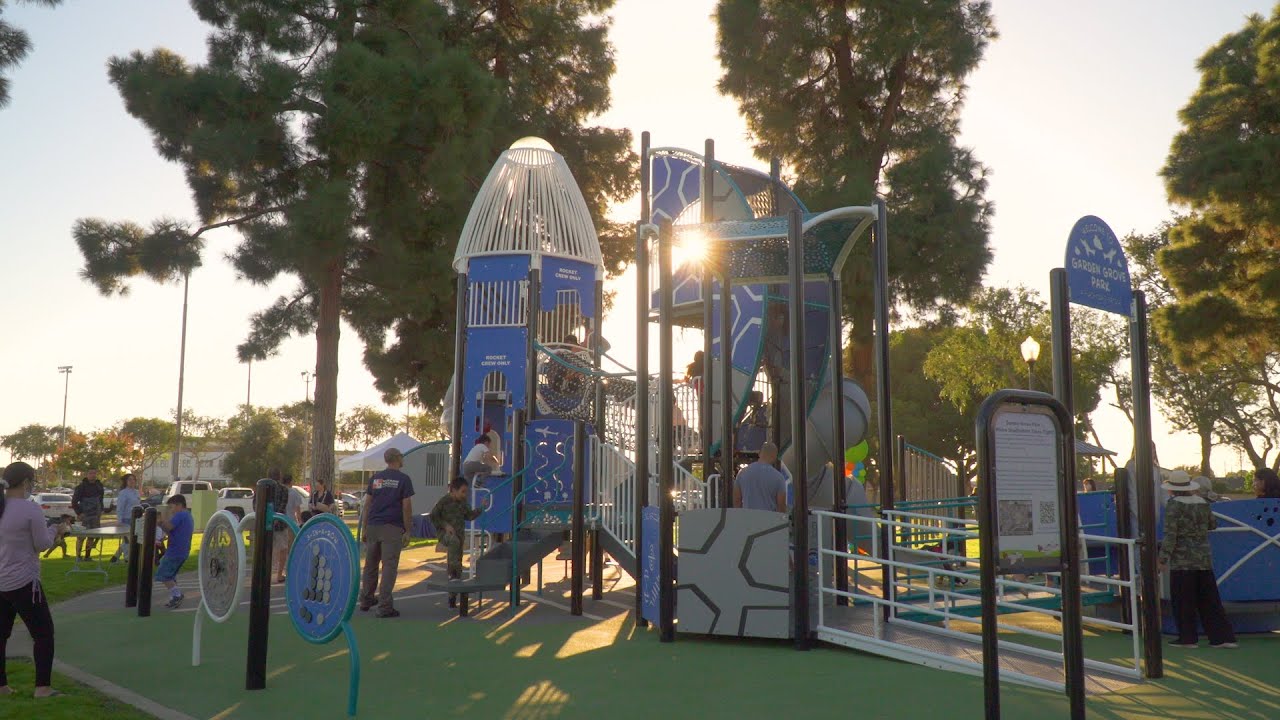 New Playground At Garden Grove Park