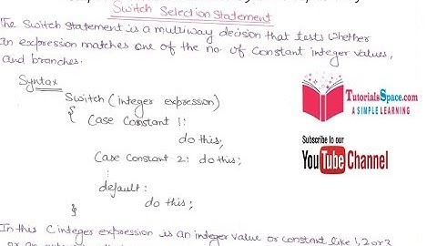 16- Switch Statement Without break using C Programming | Switch Statement Without break In HINDI