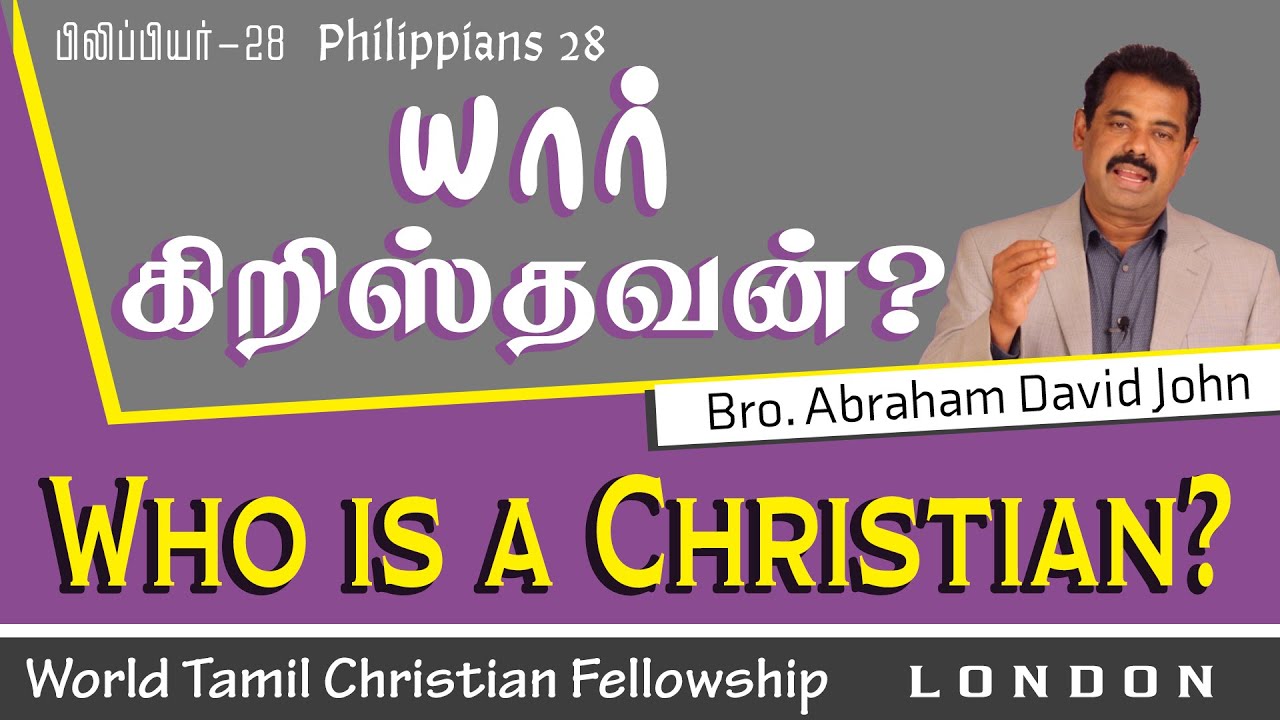Who is a Christian- ?