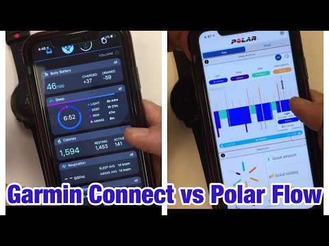 Garmin Connect vs Polar Flow App Comparison Review for CrossFit www.CF-Tracking.com