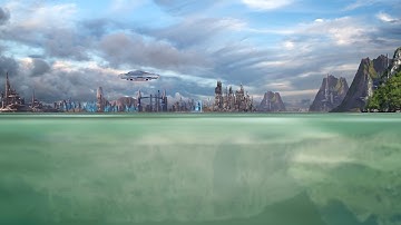 Under Water | 3d Matte Painting Technique in Blackmagic Fusion (Shot - 6)