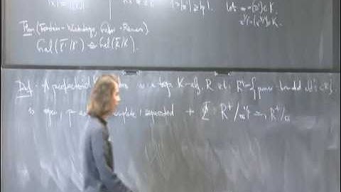 Perfectoid spaces - Peter Scholze