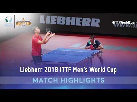 Vladimir Samsonov vs Hugo Calderano I 2018 ITTF Men's World Cup Highlights (Group)