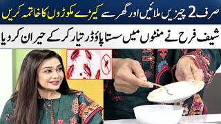 Chef Farah Reveals an Easy Solution To Kill Insects | Madeha Naqvi | SAMAA TV