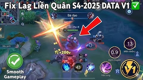 Fix Lag Liên Quân S4-2025 DATA V1 ✅ Giảm Giật, Tối Ưu FPS Cho Máy Yếu