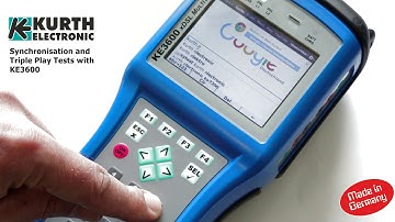 Triple Play Test with the KE3600