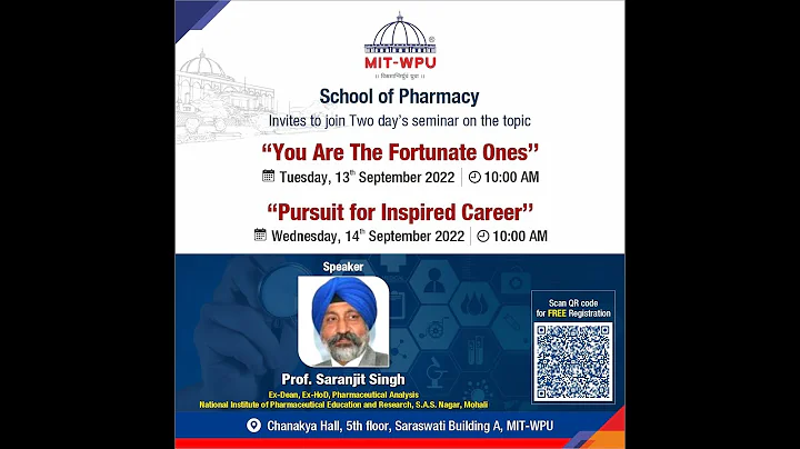 LIVE  'Pharmacy are organising a guest lecture by ...
