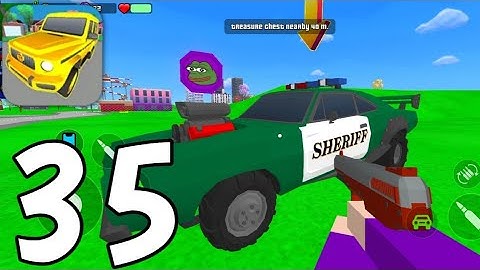 Gangs Wars: Pixel Shooter RP - Gameplay Walkthrough Part 35 - Pixel Police Mission (Android, iOS)