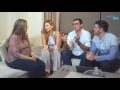 Los Andrade Díaz con Andrés Guschmer y Constanza Báez