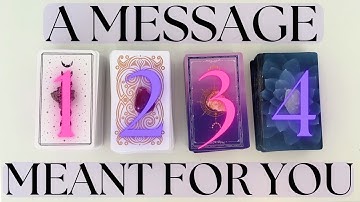 A MESSAGE MEANT FOR YOU *TIMELESS* (Pick A Card) Tarot Reading